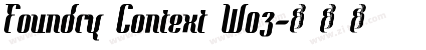 Foundry Context W03字体转换 Foundry Context W03字体转换